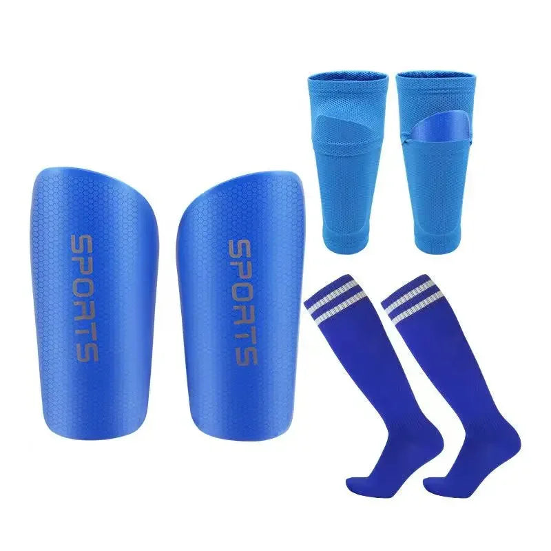 Unisex Youth Soccer Shin Guards Ankle Socks Lightweight Comfortable Durable Impact Training Protective Insert Board Gear Mens