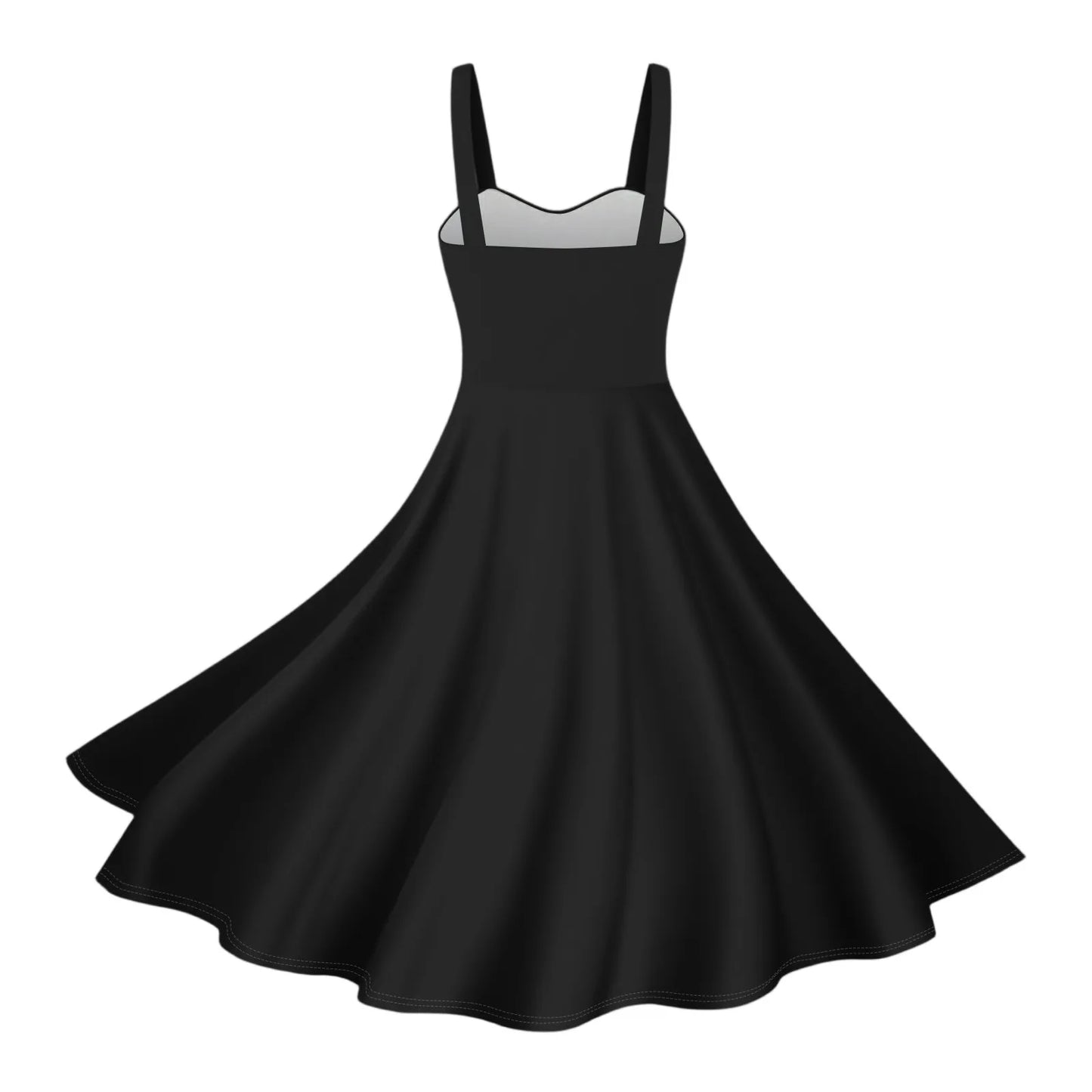 New Women'S Vintage Sleeveless Pleated Patchwork Cute A-Line Hem Solid Dresses Vestidos Mujer Veranoa 2025 Women Clothing