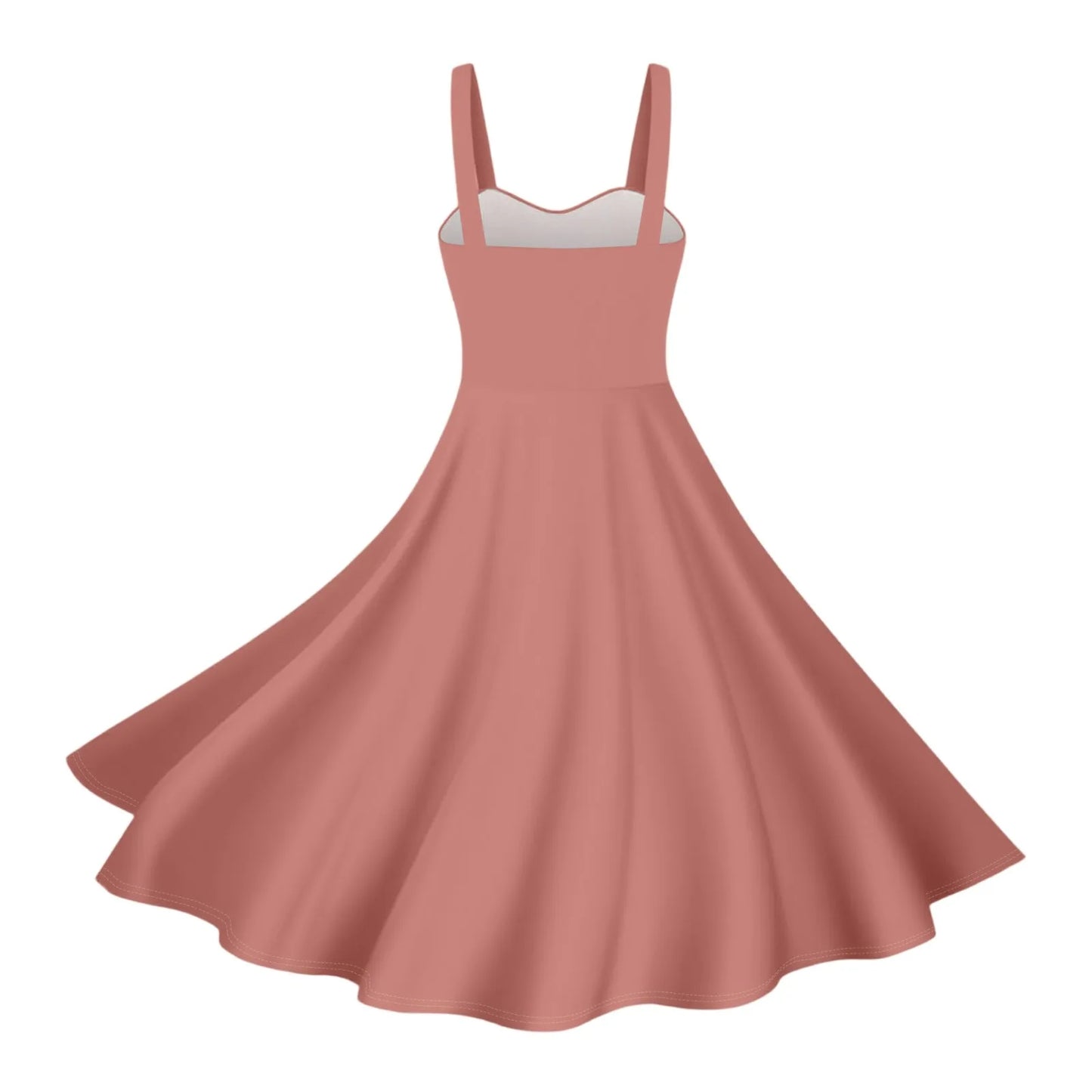 New Women'S Vintage Sleeveless Pleated Patchwork Cute A-Line Hem Solid Dresses Vestidos Mujer Veranoa 2025 Women Clothing