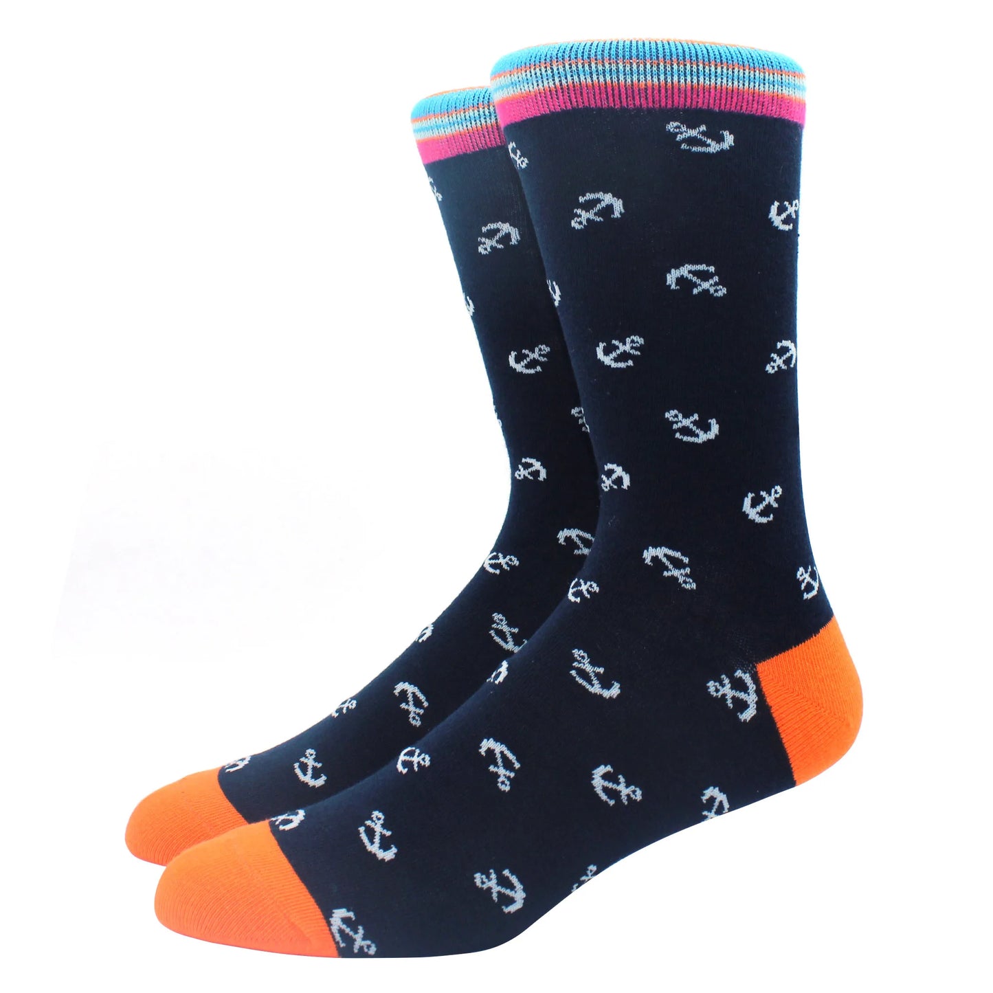 2025 New Hiphop Cotton Men Socks Harajuku Happy Funny animal Flamingo penguin chili Dress Socks for Male Wedding Christmas Gift