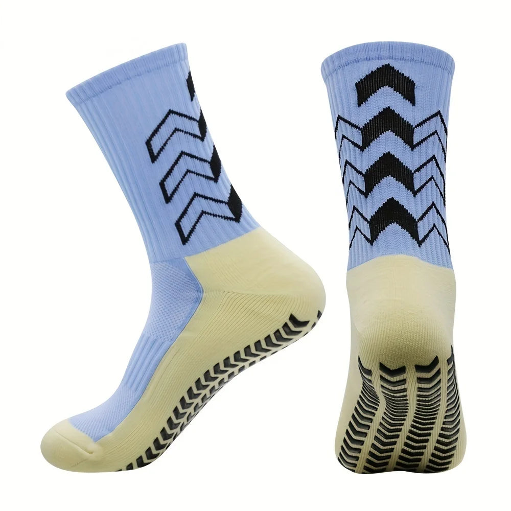 6 pairs of socks men's long socks long tube adhesive long socks basketball socks long tube sports socks