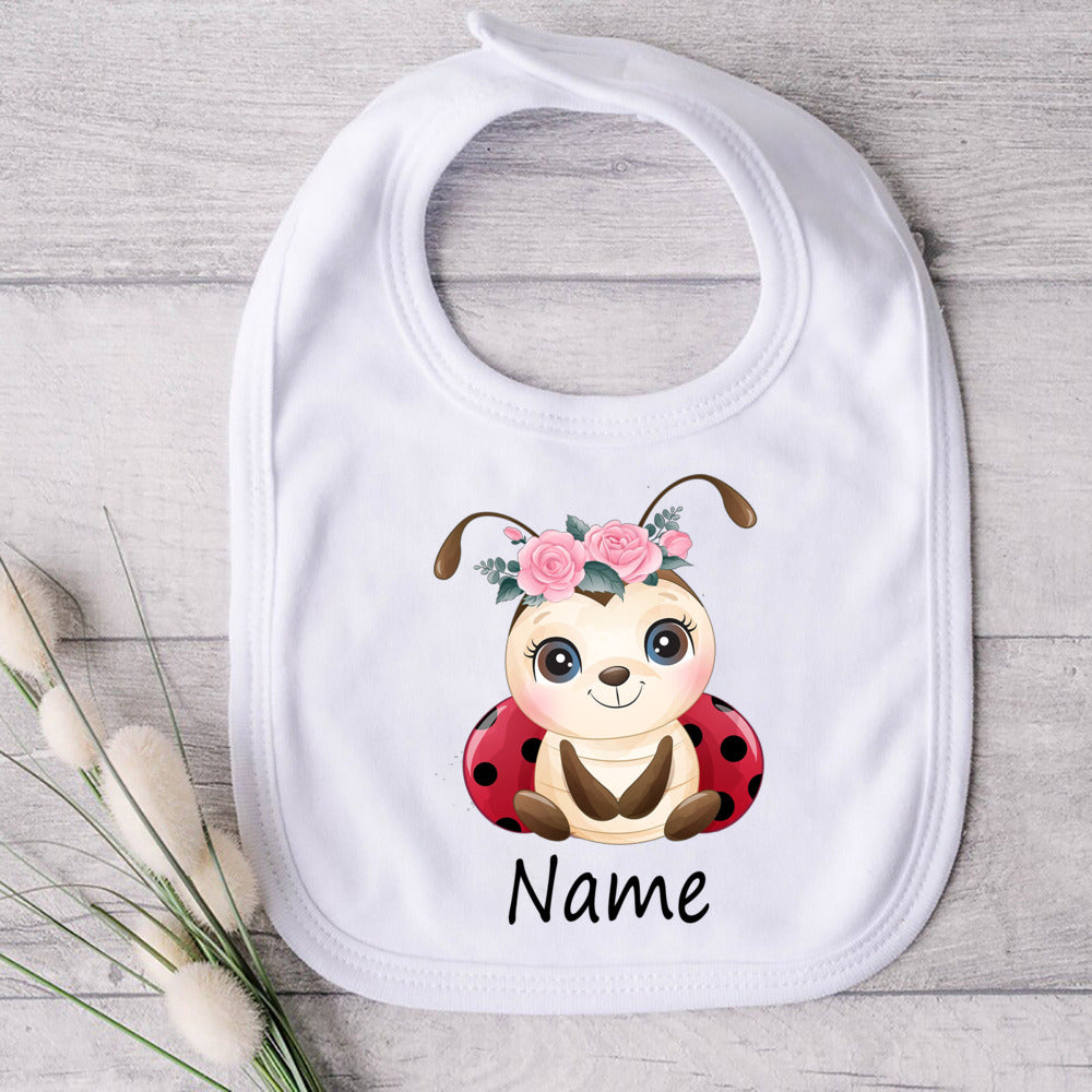 Personalized Baby Bibs Custom Name Toddler Bib Cute Animal Print Infant Bibs Newbron Shower Gift Boys Girls Bib Baby Burp Cloths