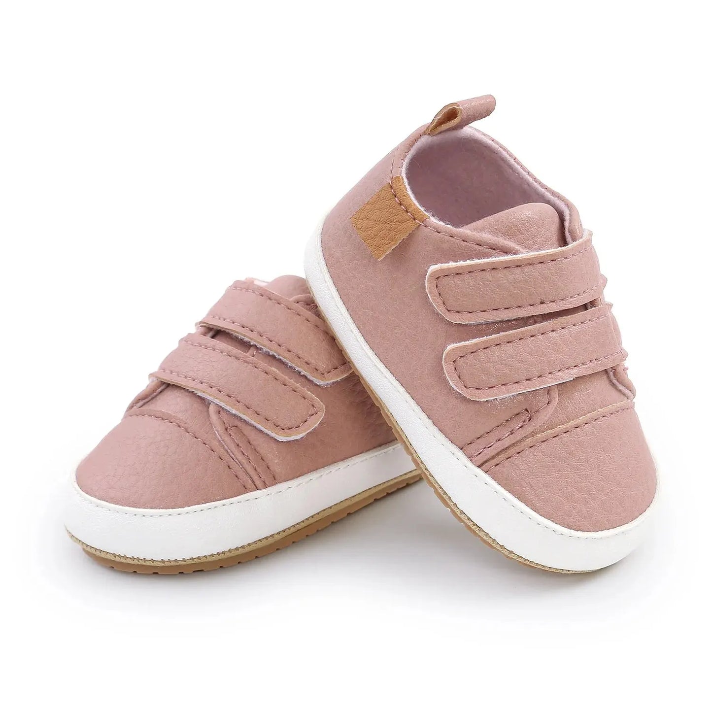 Baby Shoes Boy Girl PU Leather Causal Non-slip Soft Sole Infant Kids Walking Toddler 0-18 Months