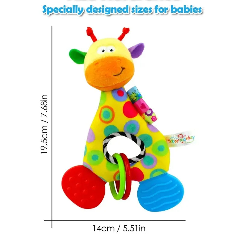 Baby Rattle Toy Hanging Bell Bedding Stuff Toys for Stroller Newborn Infant Soothing Toy 0 12 Months Bebe Activity Grip Training