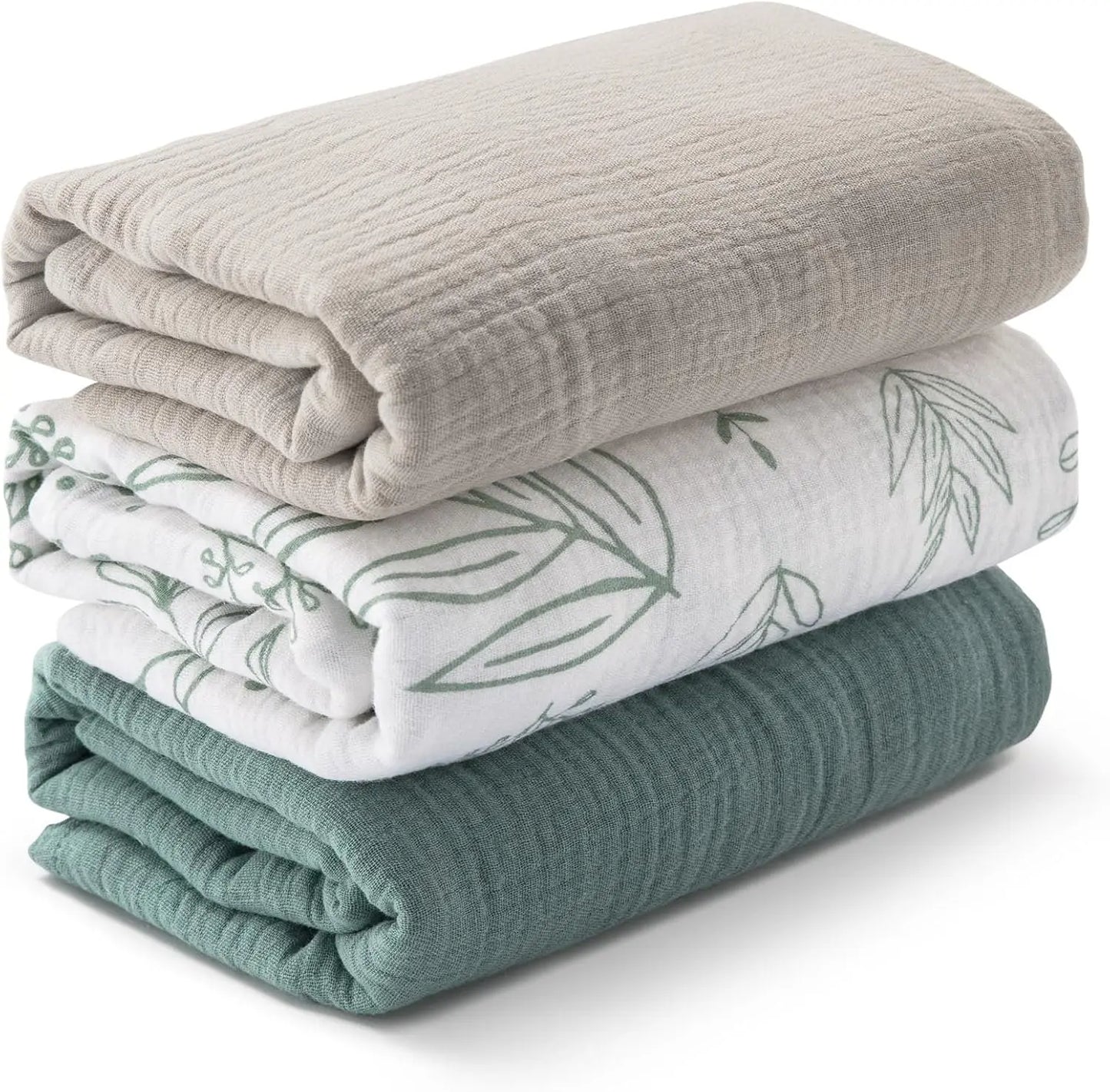 Baby Swaddle Blanket Unisex Swaddle Wrap Soft Silk Muslin Unisex Receiving Blanket Baby Blankets Newborn Baby Swaddle Blanket