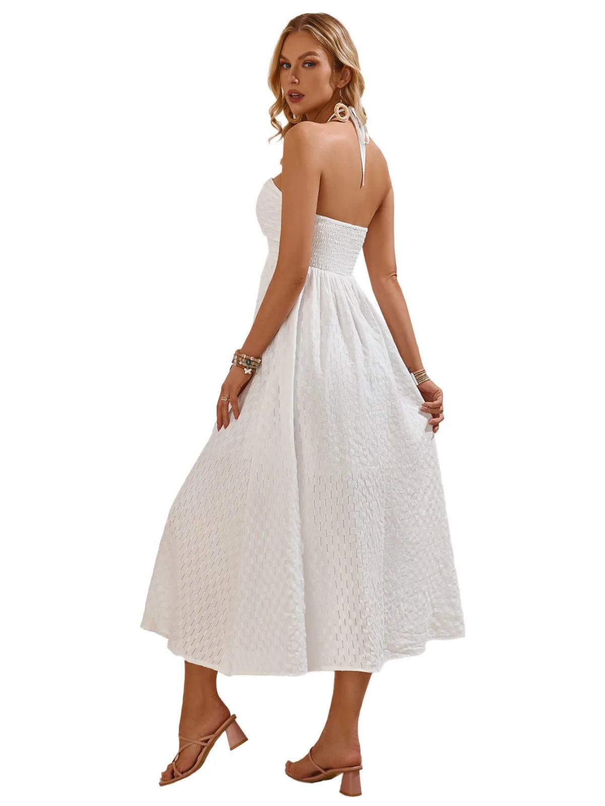 Summer Dress Women 2024 Solid Temperament Dress Casual Loose Short Sleeve Long Dress Vintage Harajuku Fashion Woman Clothes
