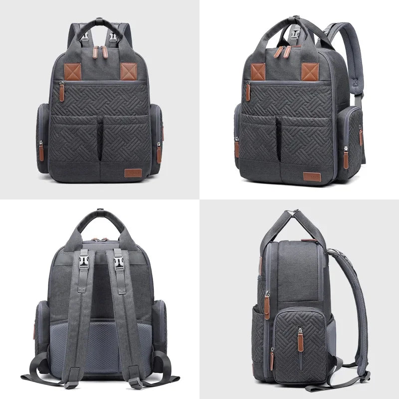Mommy Diaper Bags Backpack Mummy Large Capacity Travel Nappy Bags Multi-function Maternity Bags with Changing Mat