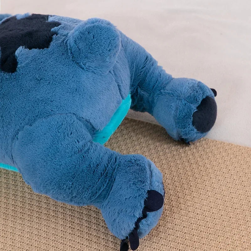 40cm Puppy Stitch Doll Blue Stitch Plush Long Pillow Toys Girl Sleeping Leg Clamping Plushies Doll Children's Birthday Gift