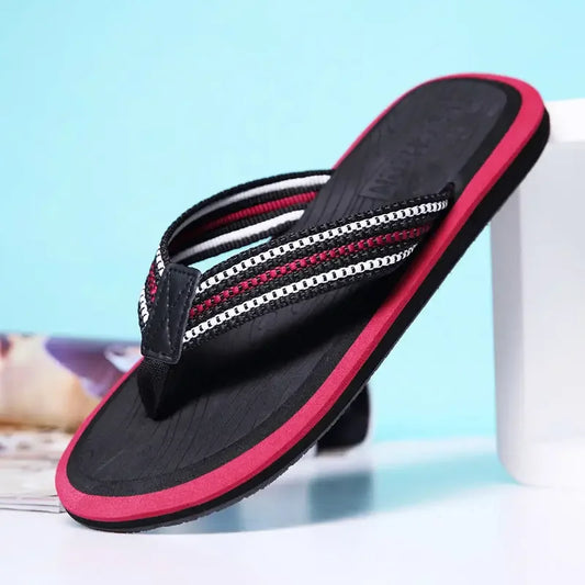 2024 Fashion Men's Shoe Flat Male Slipper Rubber Slides Original Adult Mascullino Casual Clappers Cheap Shoes Liquidation Fun