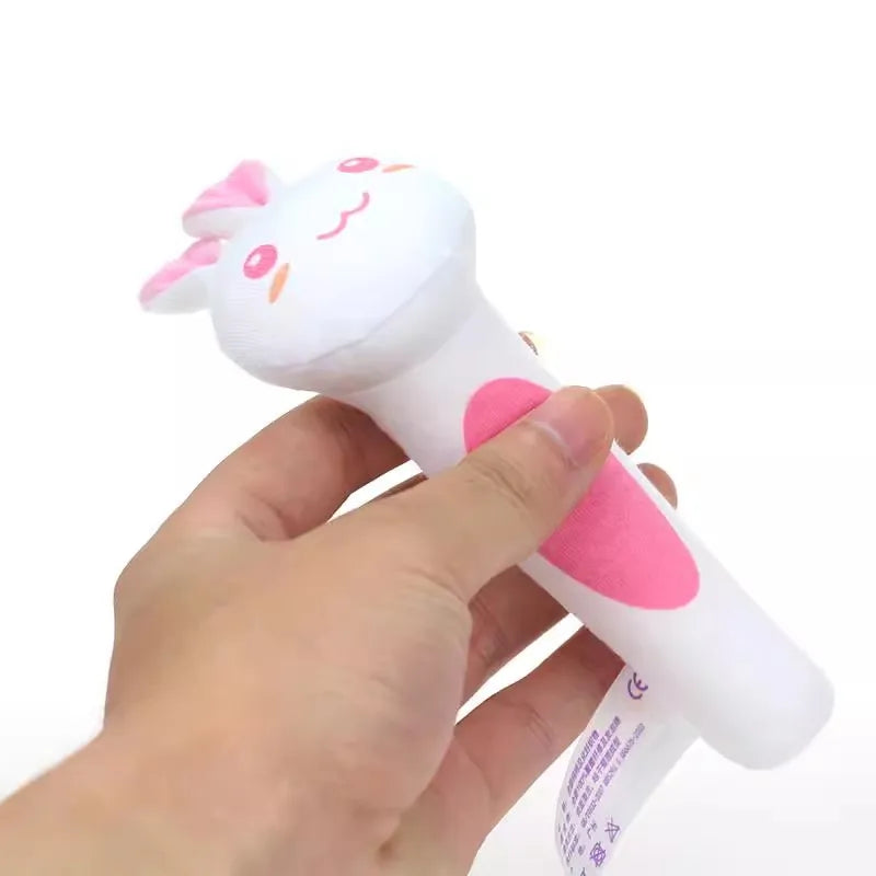 Baby Rattle Soft Infant Crib Bed Stroller Mobile Hanging Educational Toys Brain Developmental Hand Grip Cute Stuffed Animal Toys