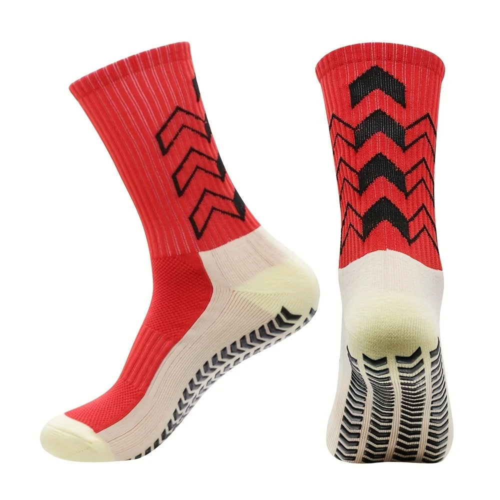 6 pairs of socks men's long socks long tube adhesive long socks basketball socks long tube sports socks