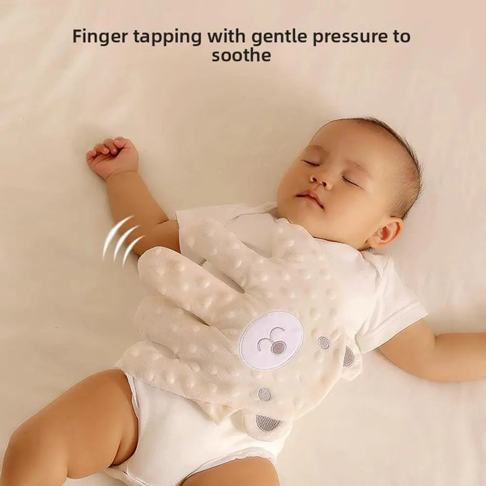 Soothing Baby Sleep Aid Pillow Automatically Slaps Plush Palm To Coax Sleep Artifact Anti-fright Comfortable Electric  Safety