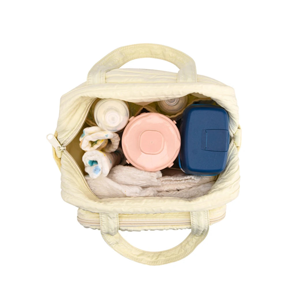 Baby Diaper Bags with Pendant Mommy Stroller Nappy Bag Portable Cute Cartoon Multi-function Large Capacity Organizer Travel Bag