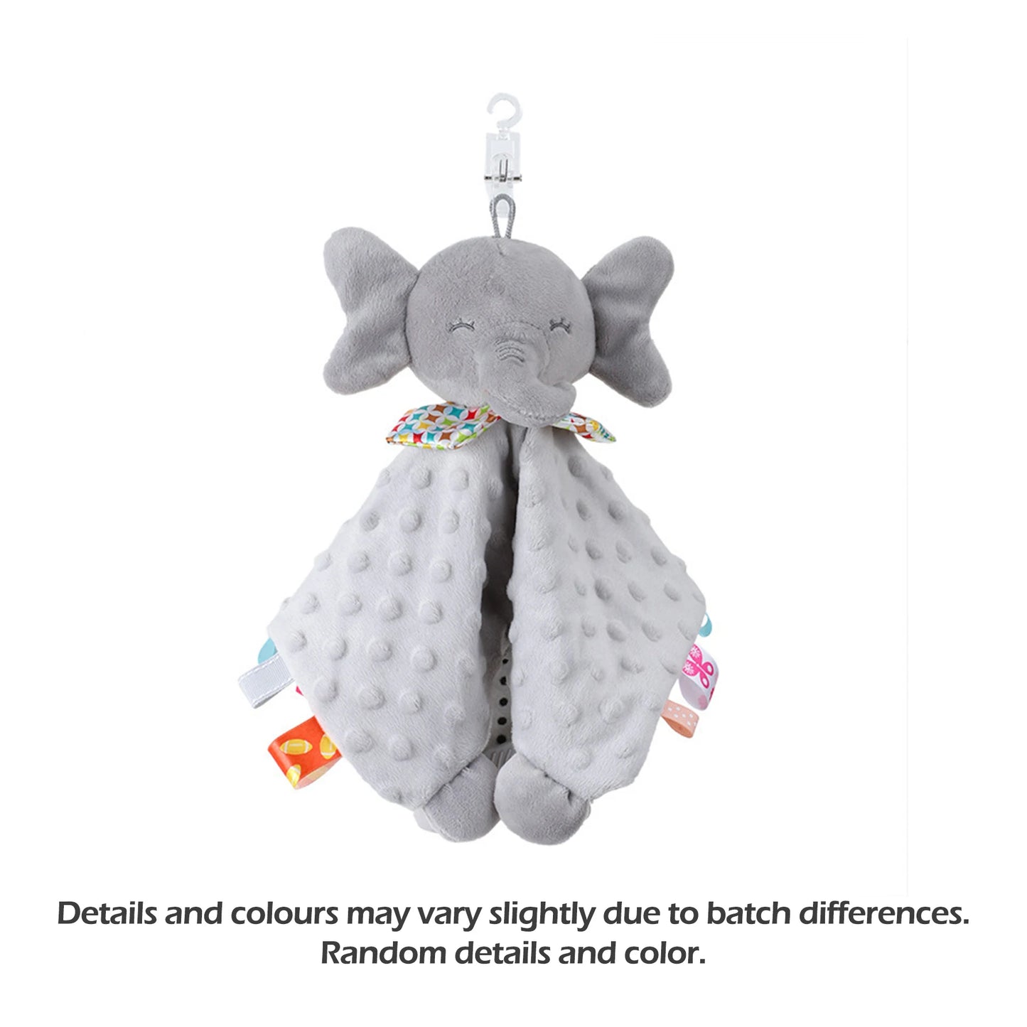 1pcs Baby Security Soothing Doll Towel with Teether Rattles Soft Blanket Snuggle Toy Stuffed Animal for Babies Newborns Gift