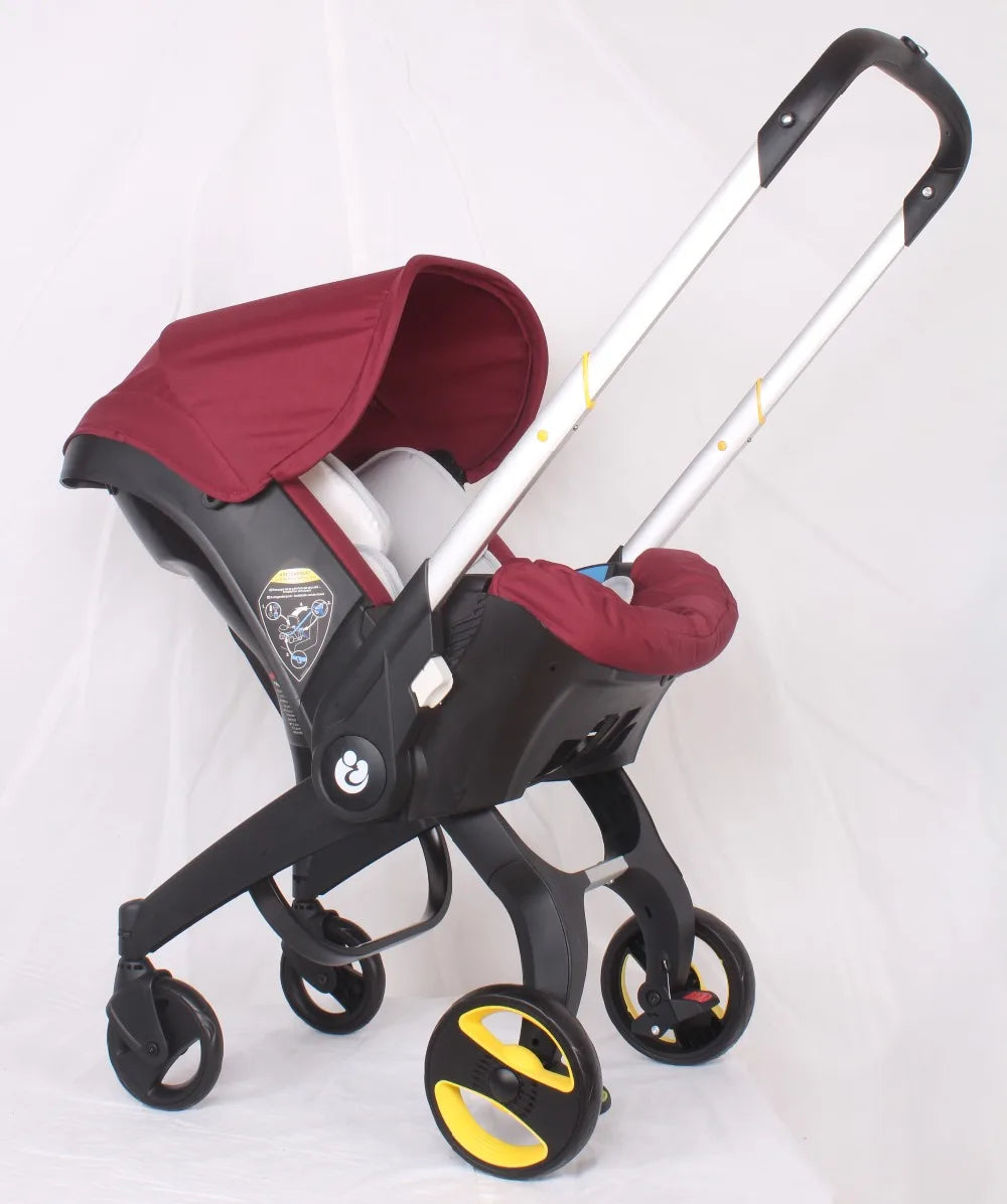 Baby Stroller 3 in 1 With Car Seat Infant Cart High Landscope Folding Baby Carriage Prams For Newborn Travel Stroller 4 in 1