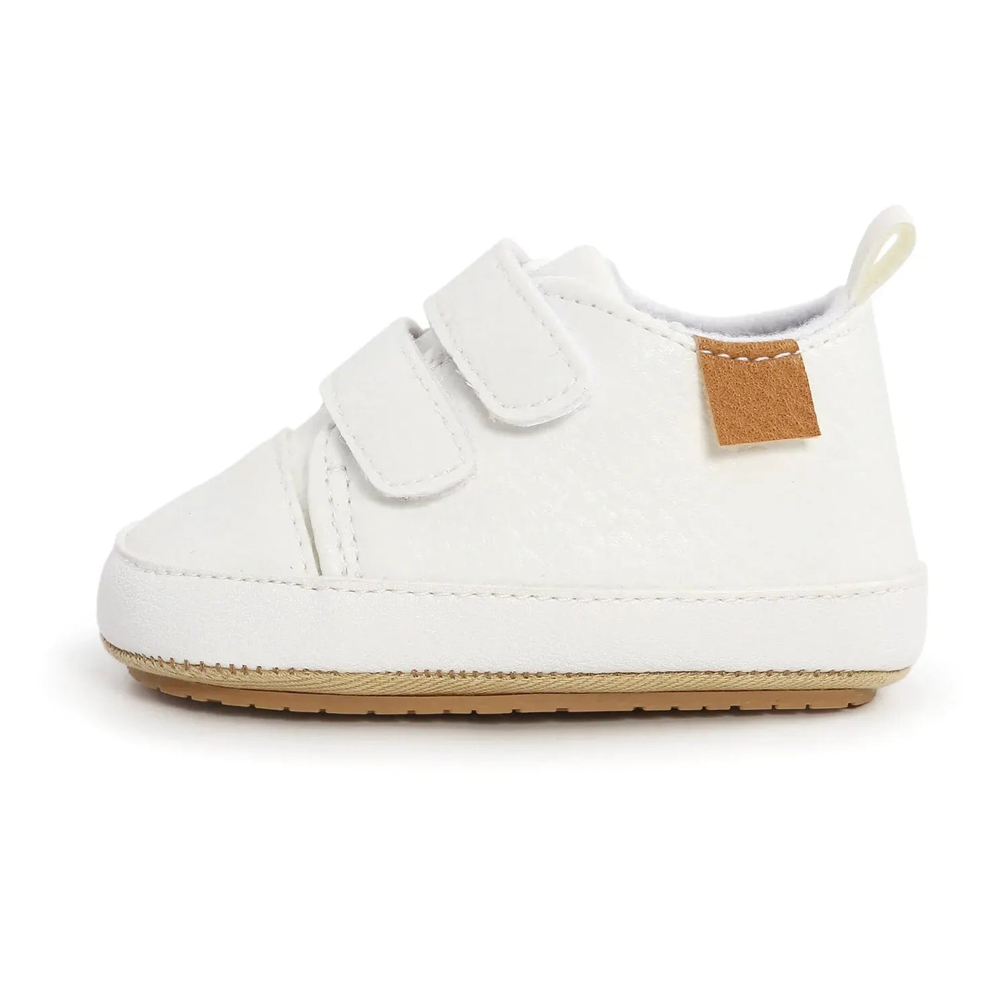Baby Shoes Boy Girl PU Leather Causal Non-slip Soft Sole Infant Kids Walking Toddler 0-18 Months