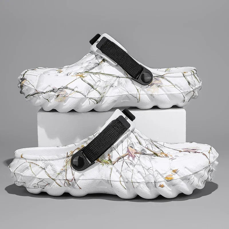 Men 2025 new designer comfortable lightweight breathable non-slip sandals large size 38-47 outdoor beach slippers casual shoes
