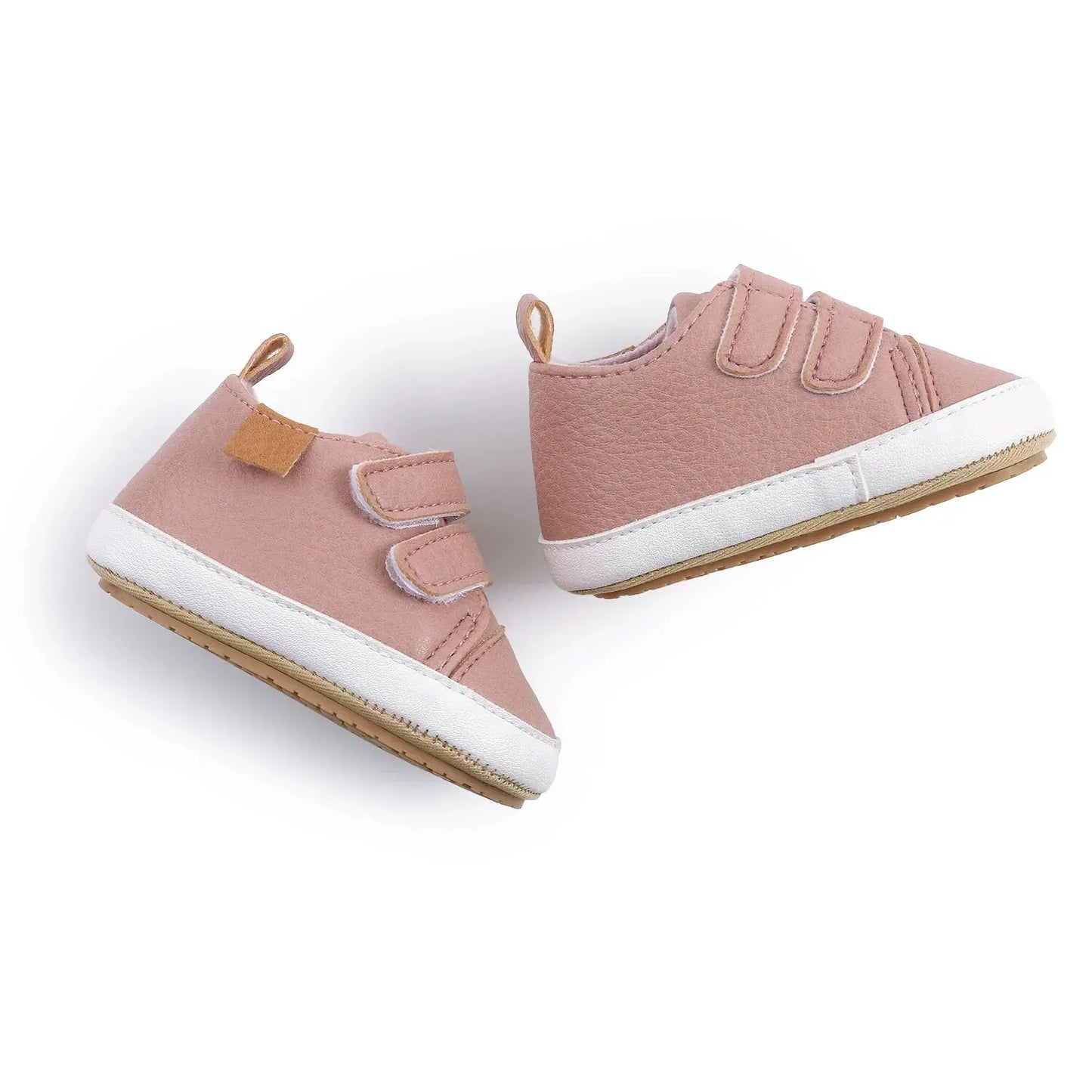 Baby Shoes Boy Girl PU Leather Causal Non-slip Soft Sole Infant Kids Walking Toddler 0-18 Months