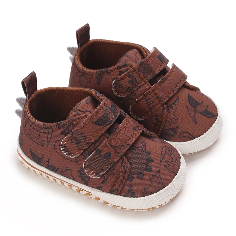 Baby Sports Shoes Anti Slip and Breathable Fabric Men's and Women's Walking Whoes For Spring and Autumn Soft Soled Newborn Baby