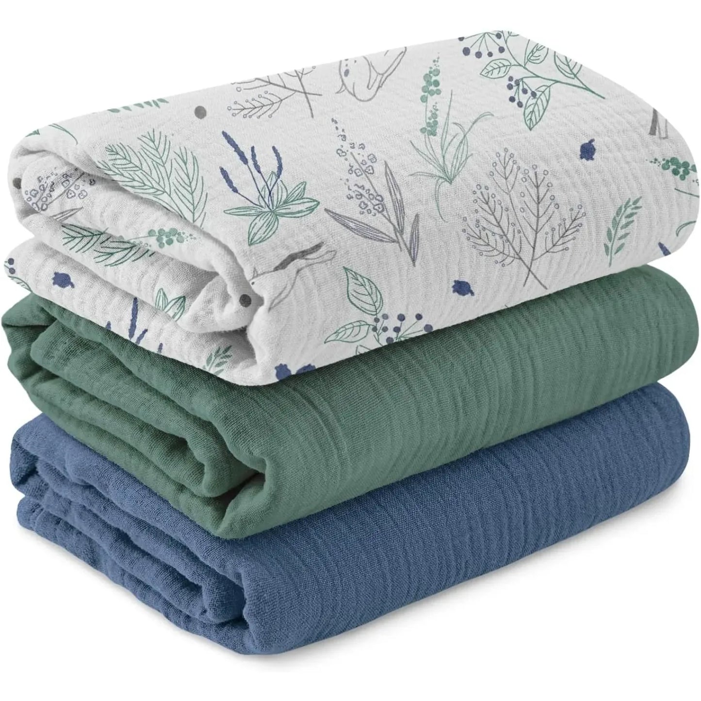 Baby Swaddle Blanket Unisex Swaddle Wrap Soft Silk Muslin Unisex Receiving Blanket Baby Blankets Newborn Baby Swaddle Blanket