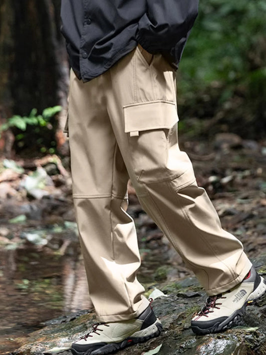 Male Vintage Cargo Pants Streetwear Wide Leg Pants Men Fashion Men Trousers Loose Casual Baggy Jogging Sweatpants Joggers Men
