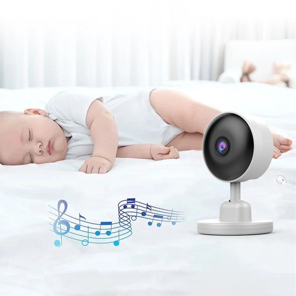Video Baby Monitor 2.8in LCD Display Monitor Camera Video Intercom Lullabies Night Vision Temperature Monitor for Baby Pet Eldly