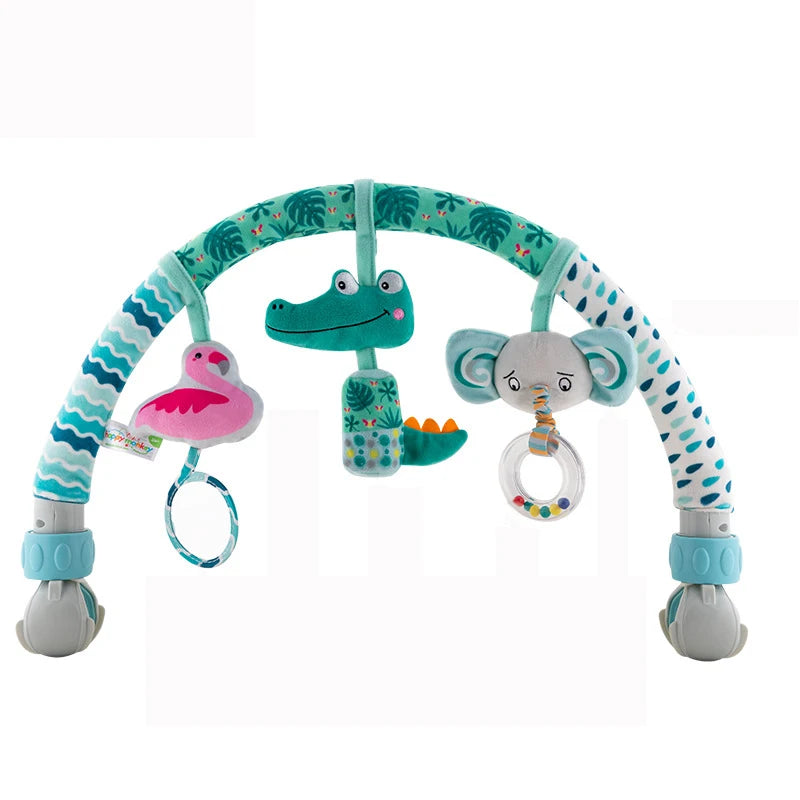 Baby Toy Toddler Cribs Cradles Hanging Bell Baby Stuff Newborn Stroller Stroller Play Arch Bed Toys for Babies 0 12 Months