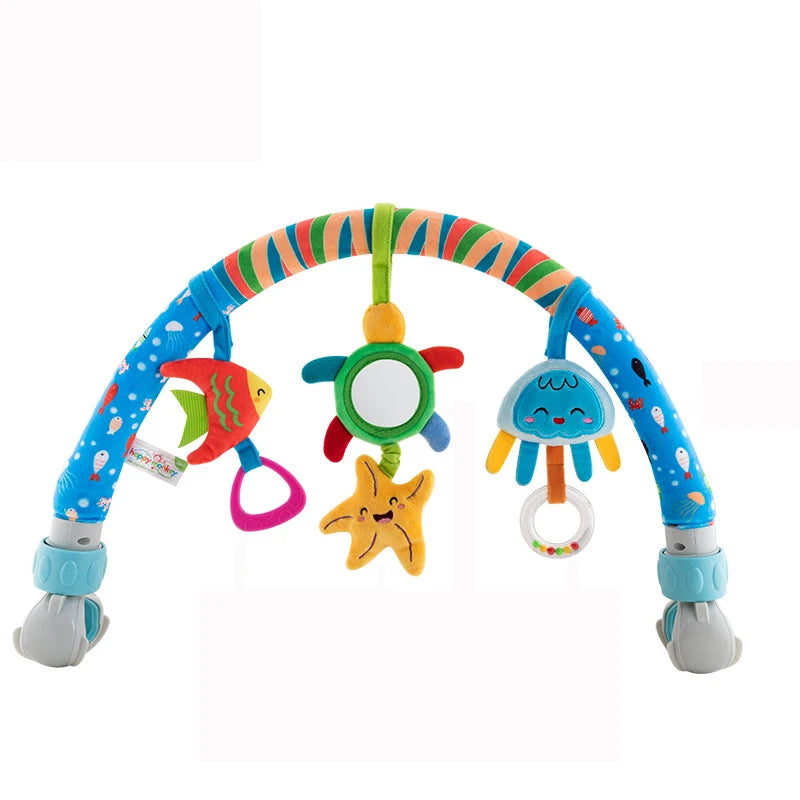 Baby Toy Toddler Cribs Cradles Hanging Bell Baby Stuff Newborn Stroller Stroller Play Arch Bed Toys for Babies 0 12 Months