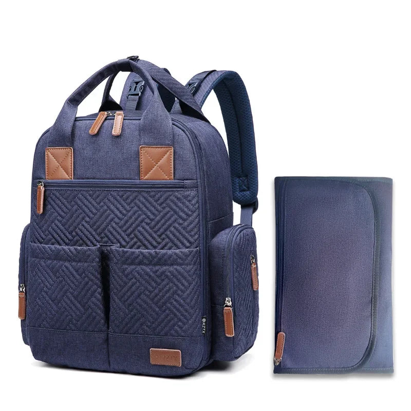 Mommy Diaper Bags Backpack Mummy Large Capacity Travel Nappy Bags Multi-function Maternity Bags with Changing Mat