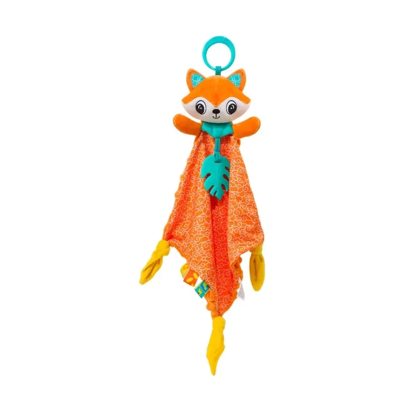 Crib Hanging Rattles Toys Baby Toys Cartoon Animal Spiral Hanging Toy with Ringing Bell Stroller Car Toys for Infant Newborn