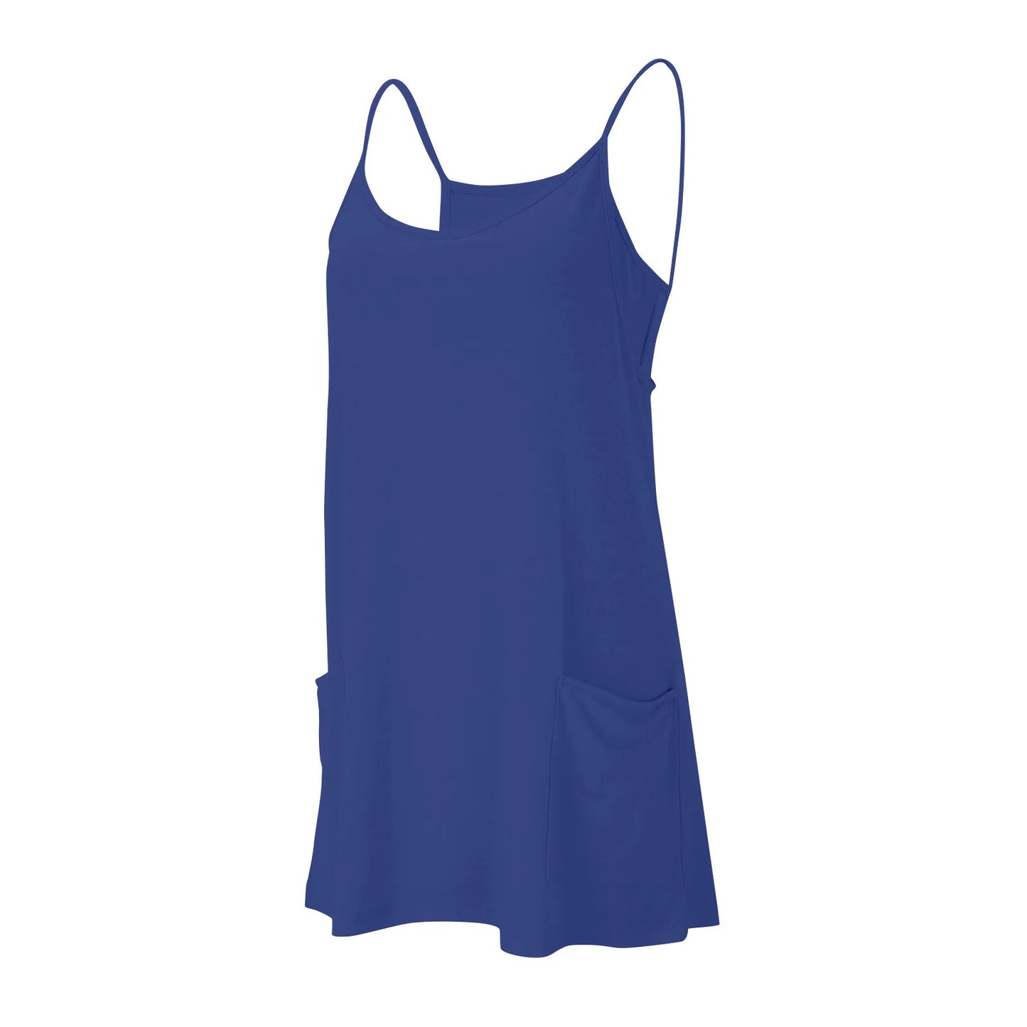 Sport Mini Dress For Women Summer Sleeveless Dress Casual Short Sundress Female Workout Tennis Athletic Onesie With Pockets