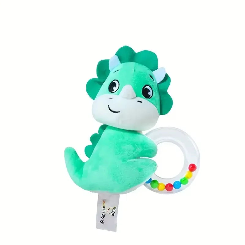 Crib Hanging Rattles Toys Baby Toys Cartoon Animal Spiral Hanging Toy with Ringing Bell Stroller Car Toys for Infant Newborn