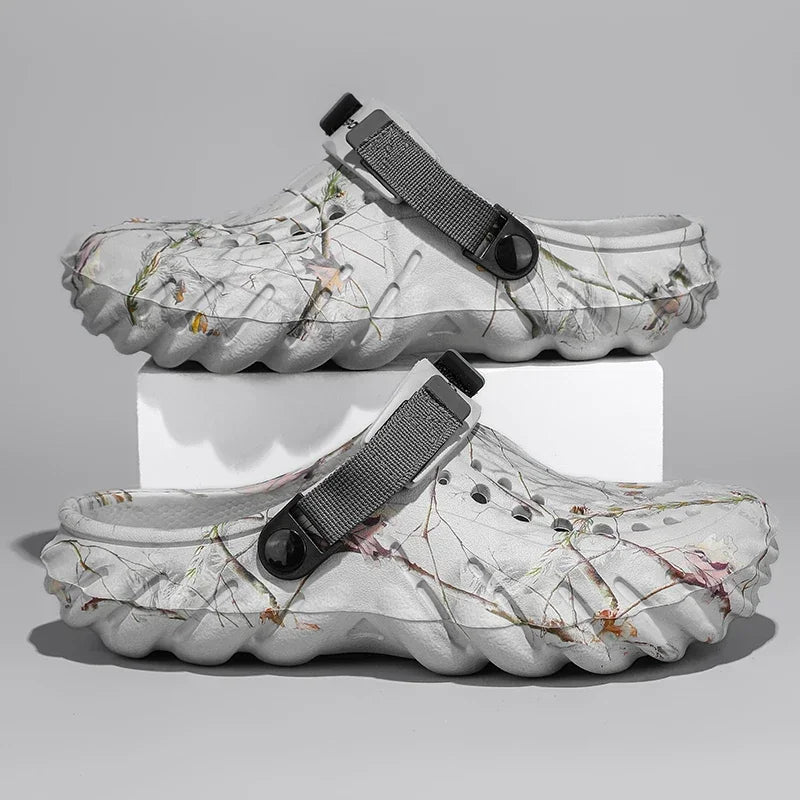 Men 2025 new designer comfortable lightweight breathable non-slip sandals large size 38-47 outdoor beach slippers casual shoes