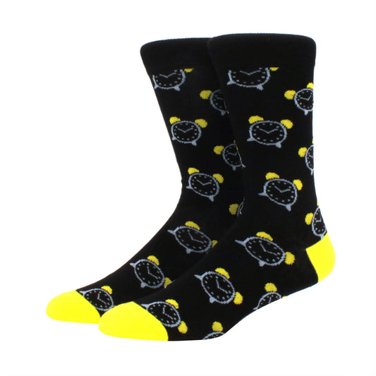 2025 New Hiphop Cotton Men Socks Harajuku Happy Funny animal Flamingo penguin chili Dress Socks for Male Wedding Christmas Gift