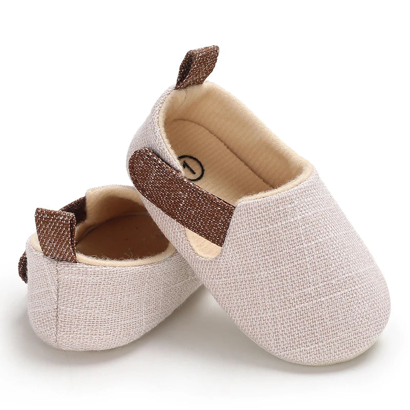 Baby Boy Shoes Infant Soft First Walkers Toddler Kids Nonslip Indoor Outdoor Shoes Spring Autumn Cotton Fabric Prewalkers