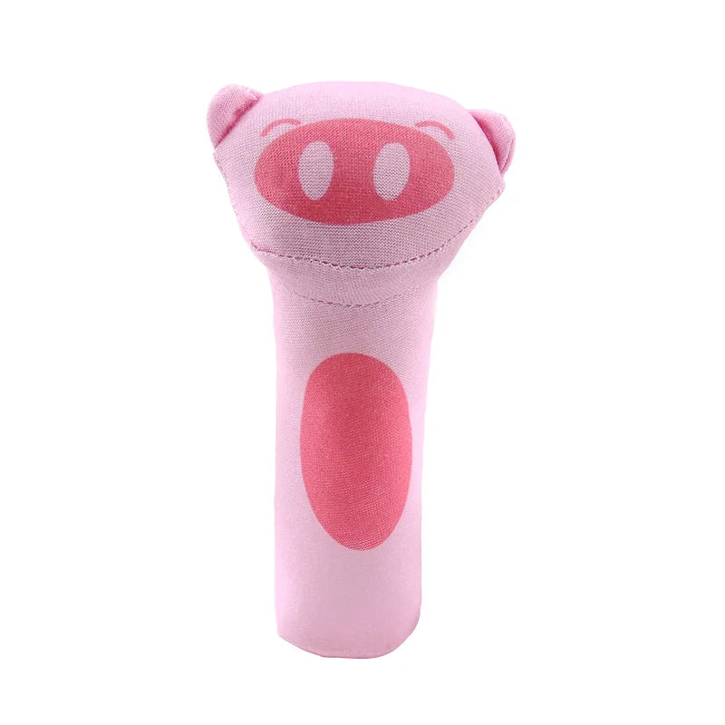Baby Rattle Soft Infant Crib Bed Stroller Mobile Hanging Educational Toys Brain Developmental Hand Grip Cute Stuffed Animal Toys