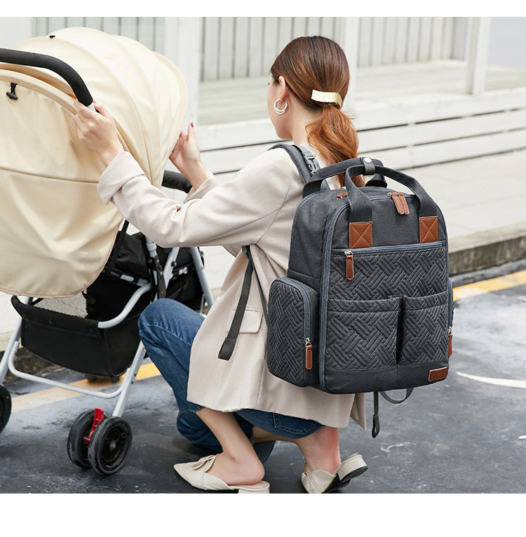 Mommy Diaper Bags Backpack Mummy Large Capacity Travel Nappy Bags Multi-function Maternity Bags with Changing Mat
