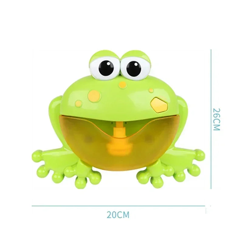 Baby Bath Toys Bubble Machine Duck Frog Music Kids Bath Toy Bathtub Soap Automatic Bubble Maker Baby Bathroom Toy for Children