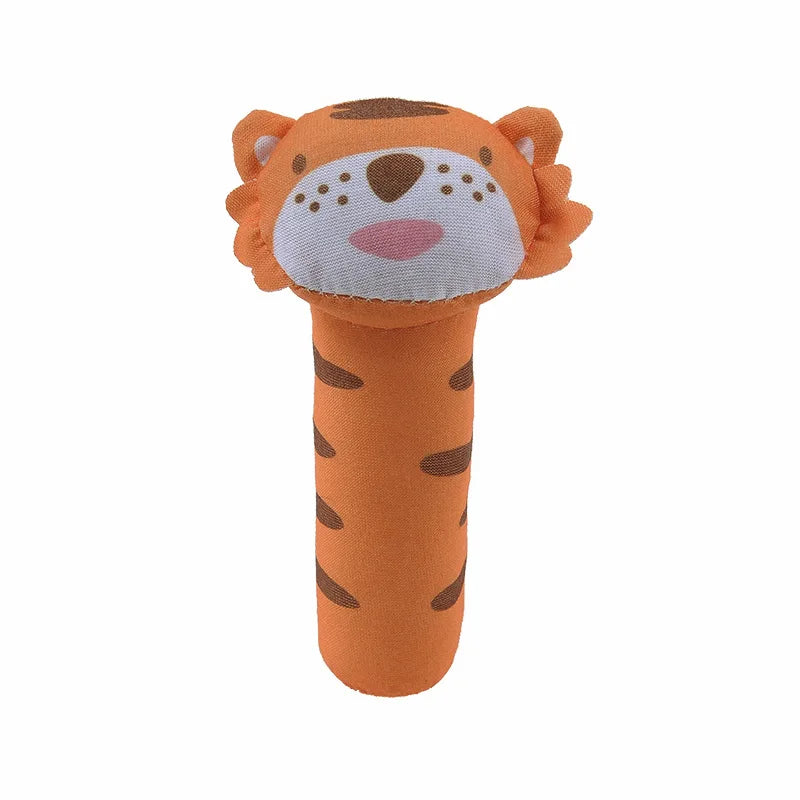 Baby Rattle Soft Infant Crib Bed Stroller Mobile Hanging Educational Toys Brain Developmental Hand Grip Cute Stuffed Animal Toys