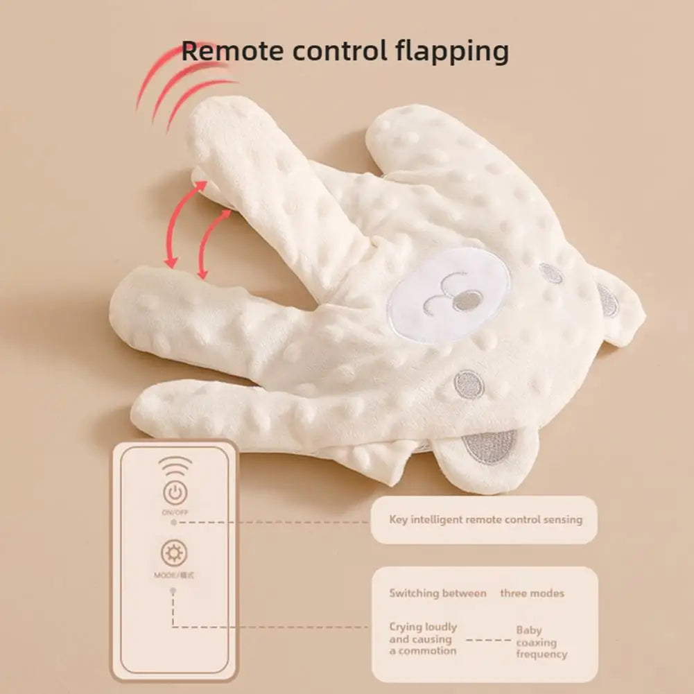 Soothing Baby Sleep Aid Pillow Automatically Slaps Plush Palm To Coax Sleep Artifact Anti-fright Comfortable Electric  Safety