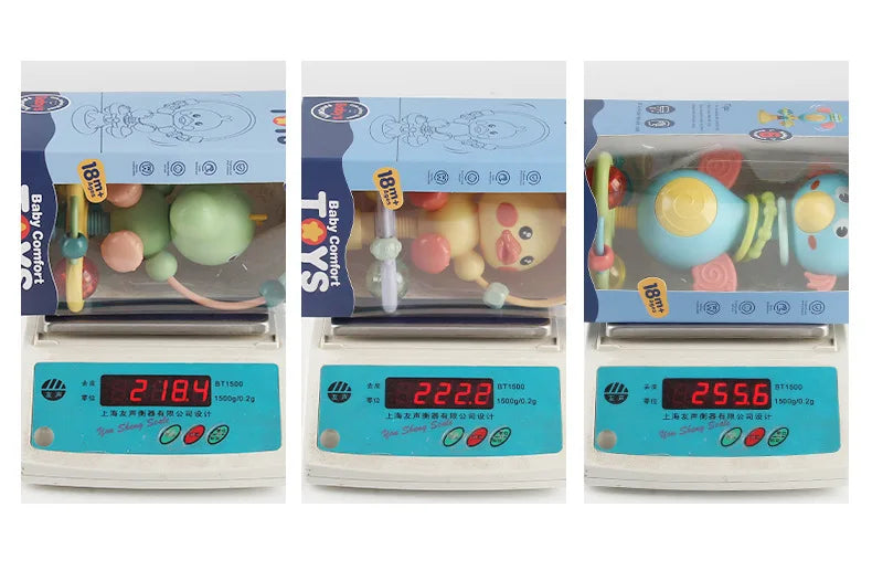 Cartoon Baby soothing ringing toy with fun sound effects nursery rhyme baby dining table suction cup puzzle early education toy