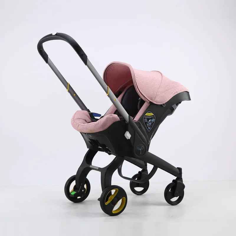 Baby Stroller 3 in 1 With Car Seat Infant Cart High Landscope Folding Baby Carriage Prams For Newborn Travel Stroller 4 in 1