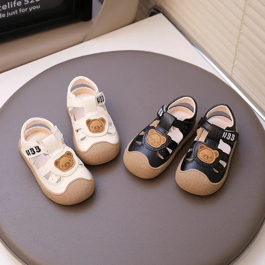 Baby Beach Shoes Breathable Anti-Slip Soft Sole Comfortable First Walkers 2025 Summer New Sandals for Toddlers Sandals Bears