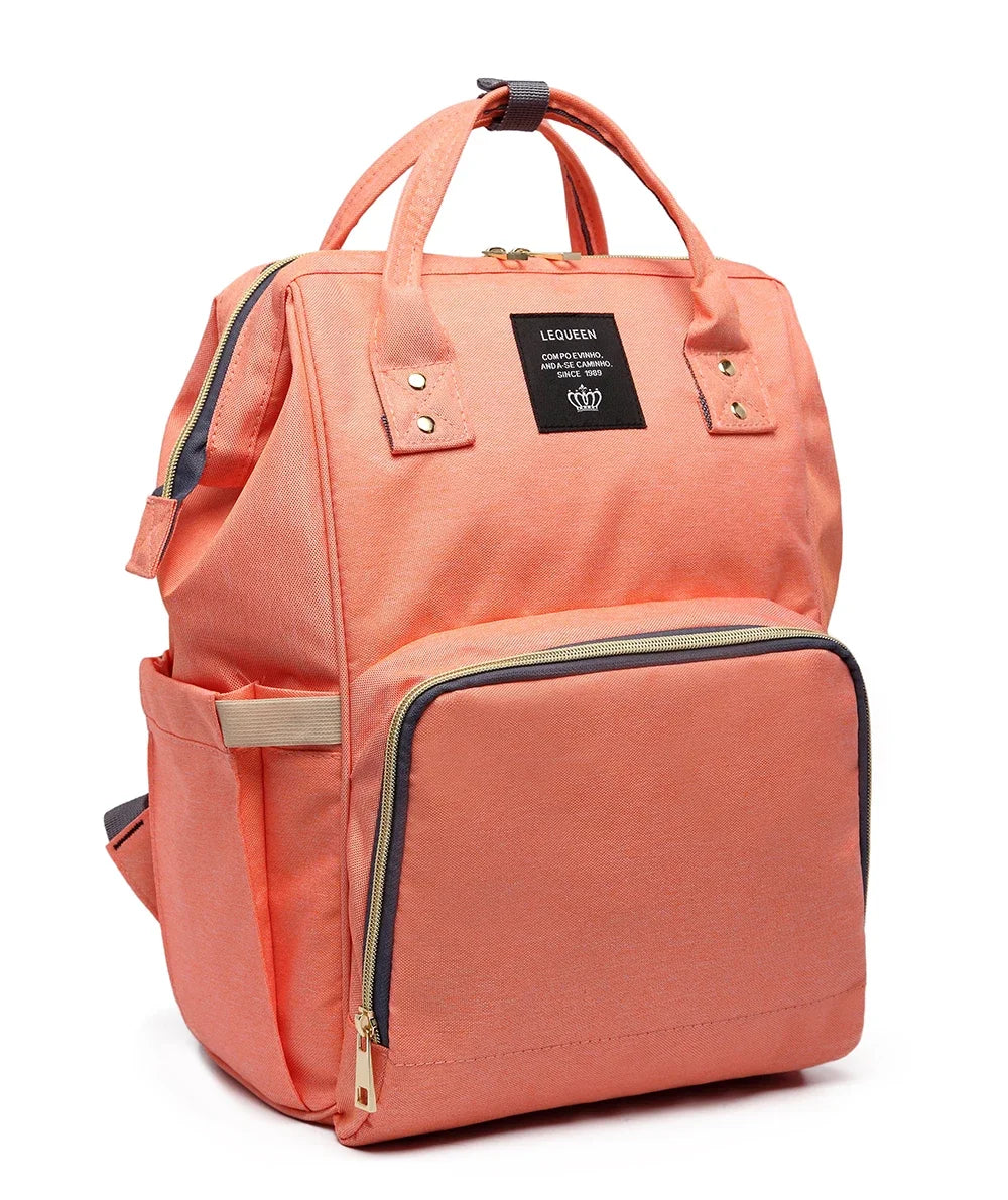 Lequeen Mummy Maternity Diaper Bag Backpack Nappy Bag Large Capacity Stroller Bag Travel Diaper Backpack for Baby Care
