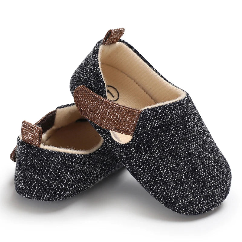 Baby Boy Shoes Infant Soft First Walkers Toddler Kids Nonslip Indoor Outdoor Shoes Spring Autumn Cotton Fabric Prewalkers