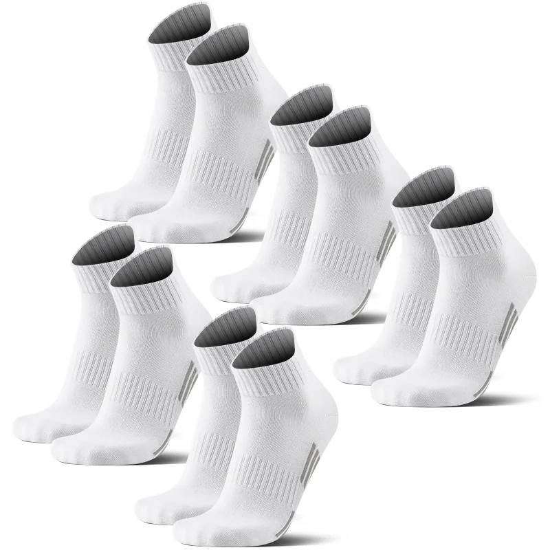 5 pairs of ankle sports socks, with functions such as odor prevention and ankle protection