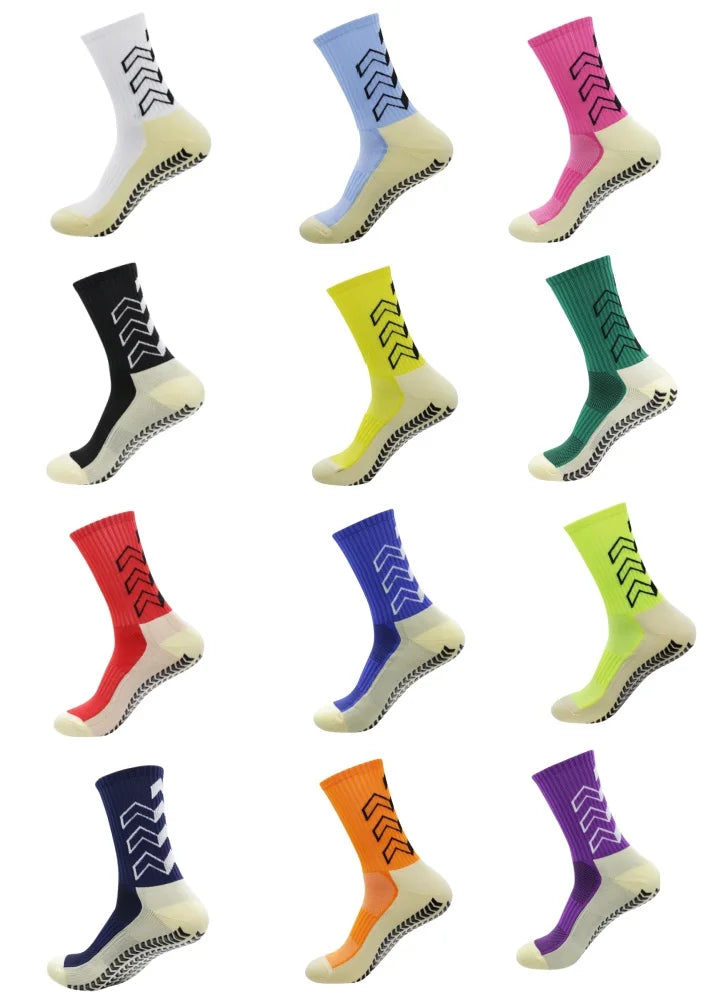 6 pairs of socks men's long socks long tube adhesive long socks basketball socks long tube sports socks