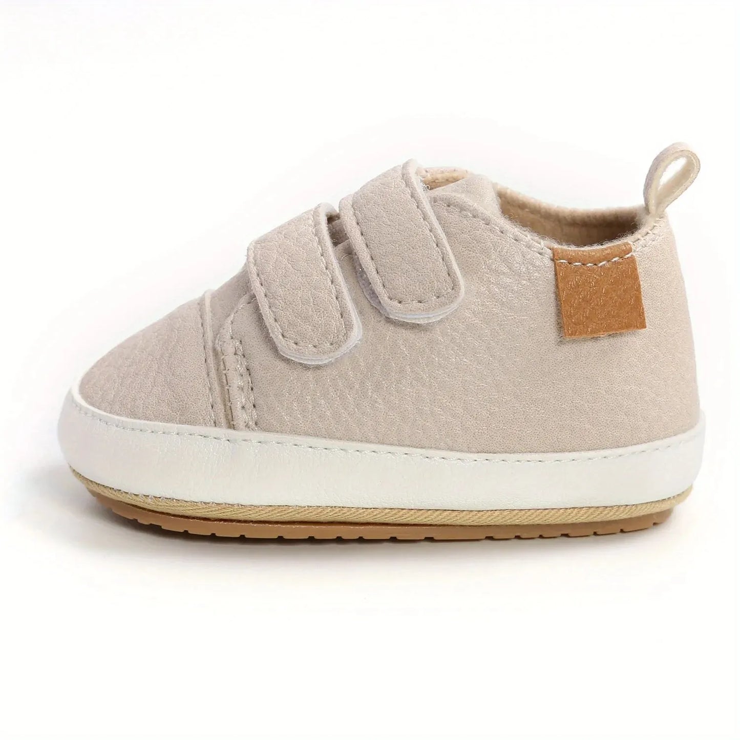 Baby Shoes Boy Girl PU Leather Causal Non-slip Soft Sole Infant Kids Walking Toddler 0-18 Months