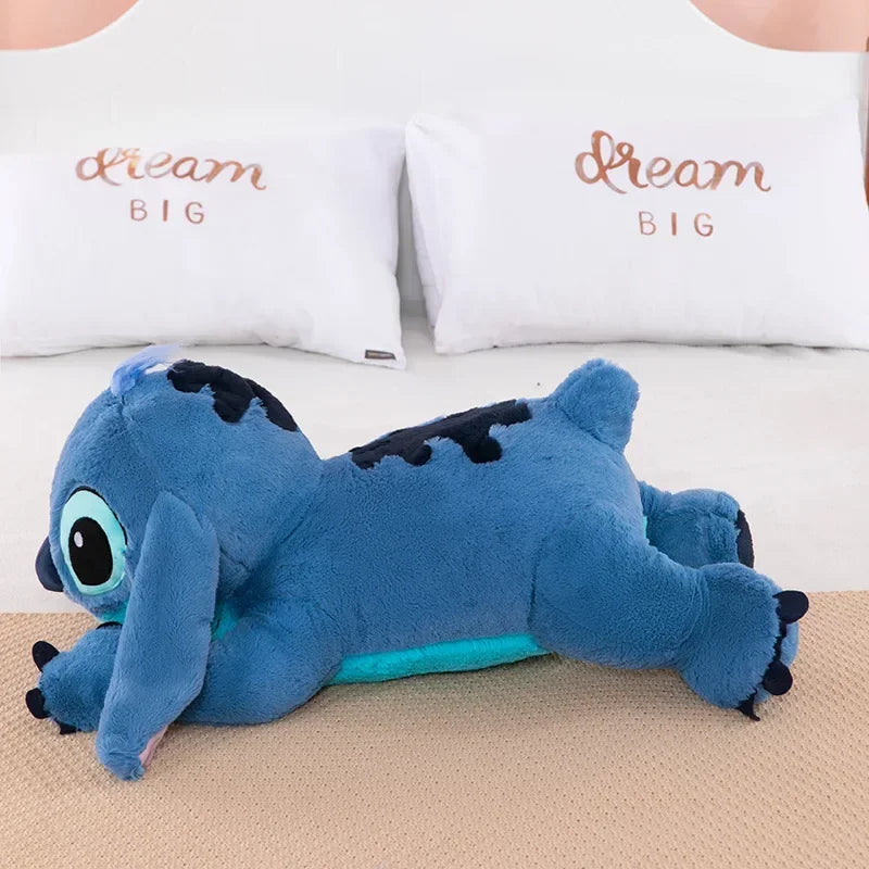 40cm Puppy Stitch Doll Blue Stitch Plush Long Pillow Toys Girl Sleeping Leg Clamping Plushies Doll Children's Birthday Gift