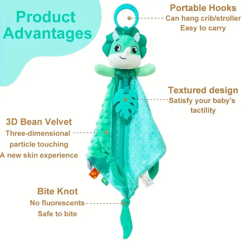Crib Hanging Rattles Toys Baby Toys Cartoon Animal Spiral Hanging Toy with Ringing Bell Stroller Car Toys for Infant Newborn